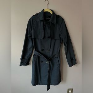 Girl’s M Navy Trench-coat